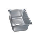 Advance Tabco 1620A-10 1 Compartment Undermount Sink Bowl, 16 x 20 x 10 in Deep, 18 Gauge SS