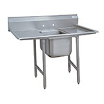 Advance Tabco 93-1-24-18RL Sink, (1) 20 x 16 x 12-in D, 18-in L & R Drainboard, 16-Ga. Stainless