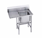 Advance Tabco 93-1-24-24L Sink, (1) 20 x 16 x 12-in D, 24-in Left Drainboard, 16-Ga. Stainless