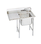 Advance Tabco 93-21-20-18L Sink, (1) 20 x 16 x 20-in D, 18-in Left Drainboard, 16-Ga. Stainless