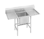 Advance Tabco 93-21-20-18RL Sink, (1) 20 x 16 x 20-in D, 18-in L & R Drainboard, 16-Ga. Stainless