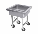Advance Tabco 9-FMS-12 Portable Soak Sink, 22 in x 22 x 12-in, 34-in High