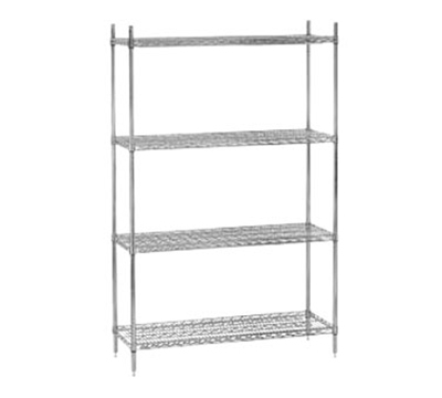 Advance Tabco EC-1836 Shelving - 2-Trusses, 18x36", Wire, Chrome