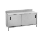 Advance Tabco CF-SS-2410 120-in Work Table w/ Cabinet Base, 24-in Wide, 1-1/2-in Rear Edge