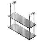 Advance Tabco DCM-18-36 2-Deck Ceiling Mounted Shelf, 36 x 18-in