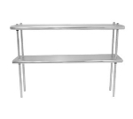 Advance Tabco DS-10-108 108-in Table Mounted (2) Deck Shelf, 10-in Deep