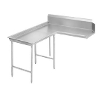 Advance Tabco DTC-G30-108L 107-in Island Clean Dishtable w/ Crossrails, Right to Left, 14-Ga. Stainless
