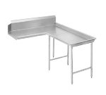 Advance Tabco DTC-G30-108R 107-in Island Clean Dishtable w/ Crossrails, Left to Right, 14-Ga. Stainless