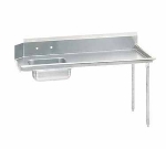 Advance Tabco DTS-S60-108R 107-in Straight Soil Dishtable, Right to Left, 14-Ga. Stainless