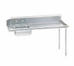 Advance Tabco DTS-S60-36R 35-in Straight Soil Dishtable, Right to Left, 14-Ga. Stainless