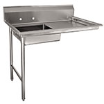 Advance Tabco DTU-U60-48L 52 in Dishtable Assembly, Undercounter Type, All SS, L to R
