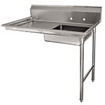 Advance Tabco DTU-U60-48R 52 in Dishtable Assembly, Undercounter Type, All SS, R to L