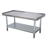 Advance Tabco EG242 Equipment Stand with Adjustable Undershelf, 24 in x 24 x 24, SS Top