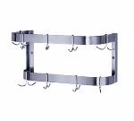 Advance Tabco GW-48-X Pot Rack, Wall Mount, Double Bar, 48 in W