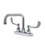 Advance Tabco K-208 Deck Mounted Faucet w/ D Spout & Wrist Handles