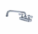 Advance Tabco K-50-X Splash Mounted Faucet w/ 8-in Swing Spout, 4-in Center