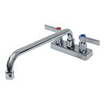 Advance Tabco K-53 Faucet, Swing Spout, Deck Mounted, 12 in W, 4 in Center