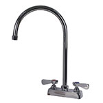 Advance Tabco K-55 Gooseneck Faucet, Deck Mounted, Large 8-1/2 in Spout, 4 in Center