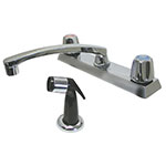 Advance Tabco K-52-X Swing Spout Faucet & Spray, Deck-Mounted, No Lead Compliant