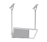 Advance Tabco MI-48 Tilting Demo Mirror, Ceiling Mounted, 30 X 48, 4 Ft Long, Stainless Steel