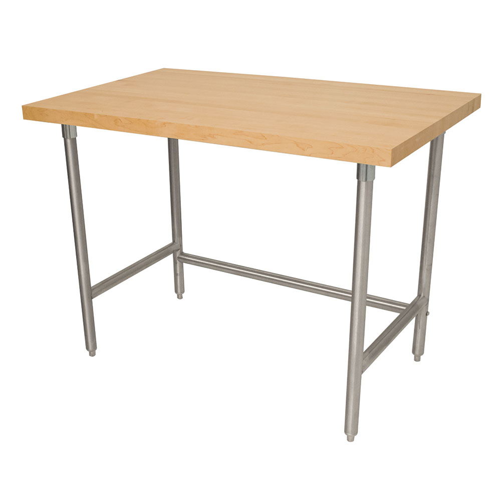 Advance Tabco TH2S305RE 60" Residential Work Table 1.75" Wood Top