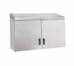 Advance Tabco WCH-15-36 36-in Stainless Wall Mounted Cabinet w/ Hinged Doors & Shelf