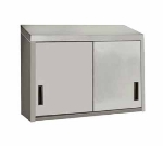 Advance Tabco WCS-15-48 48-in Stainless Wall Mounted Cabinet w/ Sliding Doors & Shelf