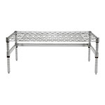 Advance Tabco WDRC-1836-X 36-in Chrome Dunnage Rack w/ 3-Sided Frame, 18-in Wide