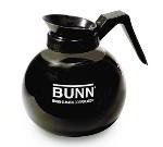 BUNN-O-Matic 4240.00101 Glass Coffee Decanter, 64 oz, Black Pourer/Handle