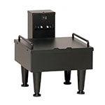 BUNN-O-Matic 27825.0003 1SH Stand For Satellite Coffee Server, Black Finish, 4 in Adj. Legs, 120V