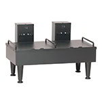 BUNN-O-Matic 27875.0003 2SH Stand For 2 Satellite Coffee Servers, Black Finish, 4 in Legs, 120V