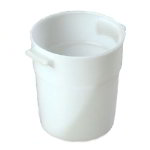 Carlisle 035002 Bain Marie Container, 3-1/2-qt, NSF, White