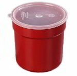 Carlisle 037205 2.7-qt Supreme Crock w/ Lid, SAN, NSF, Red
