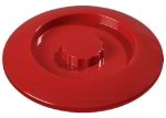 Carlisle 047605 Tortilla Server Lid, 7-1/2-in, Polypropylene, Red