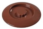 Carlisle 047628 Tortilla Server Lid, 7-1/2-in, Polypropylene, Lennox Brown