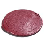 Carlisle 070005 7-in Tortilla Server Lid, Hinged, NSF, Red