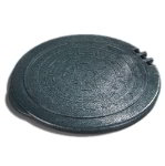 Carlisle 070008 7-in Tortilla Server Lid, Hinged, NSF, Forest Green