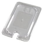 Carlisle 10297U07 Universal Flat Lid for 1/4 Size Food Pans, NSF, Clear