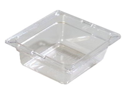 Carlisle 1030003 1/6 Size Food Pan - 2-1/2"D, Black