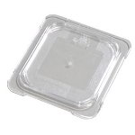 Carlisle 10316U07 Universal Flat Lid for 1/6 Size Food Pans, NSF, Clear