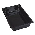 Carlisle 1040103 Full Size High Heat Food Pan, 4-in Deep, NSF, Black
