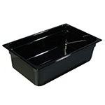 Carlisle 1040203 Full Size High Heat Food Pan, 6-in Deep, NSF, Black