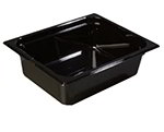 Carlisle 1042103 Half Size High Heat Food Pan, 4-in Deep, Black