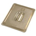 Carlisle 10430U13 Universal Handled Lid for Half Size Food Pans, High Heat, NSF, Amber