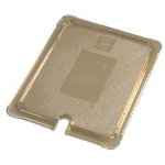 Carlisle 10437U13 1/2-Size High Heat Food Pan Lid, Notched, Amber