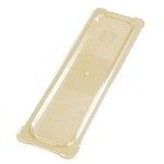 Carlisle 10456U13 Universal Flat Lid for Half Long Size Food Pans, High Heat, NSF, Amber