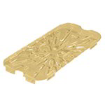 Carlisle 1047513 Drain Shelf For 1/3-Size High Heat Food Pan, NSF, Amber