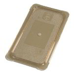 Carlisle 10476U13 Universal Flat Lid for 1/3 Size Food Pans, High Heat, NSF, Amber