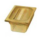Carlisle 1052013 1/9-Size High Heat Food Pan, 2-1/2-in Deep, NSF, Amber