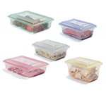 Carlisle 10610C09 Half Size Food Storage Box, 3-1/2-in Deep, NSF, Green